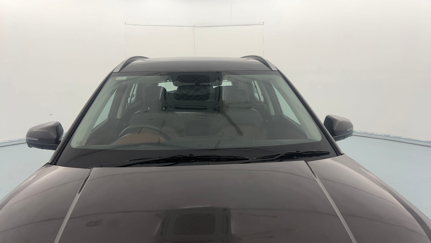 Used 2022 Hyundai Alcazar Signature (O) 7 Seater 1.5 Diesel AT Diesel Automatic exterior FRONT WINDSHIELD VIEW