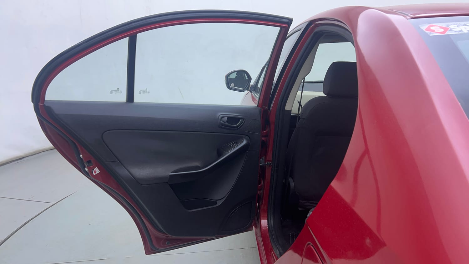 Used 2015 Tata Zest XMS Petrol Petrol Manual interior LEFT REAR DOOR OPEN VIEW