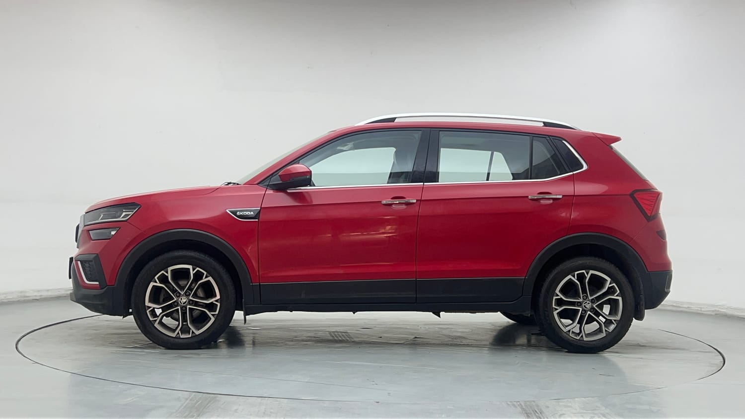 Used 2022 Skoda Kushaq Style 1.0L TSI AT Petrol Automatic exterior LEFT SIDE VIEW