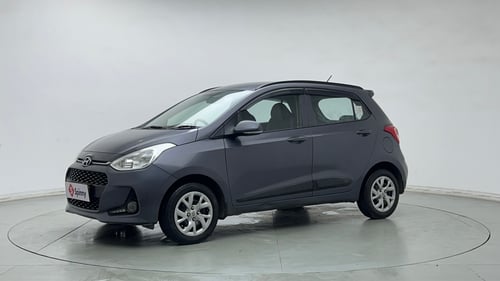 Used 2018 Hyundai Grand i10 Sportz 1.2 Kappa VTVT Petrol Manual exterior LEFT FRONT CORNER VIEW
