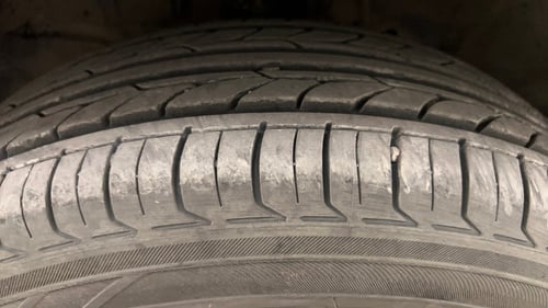 Used 2015 Honda City VX Petrol Manual tyres LEFT FRONT TYRE TREAD VIEW