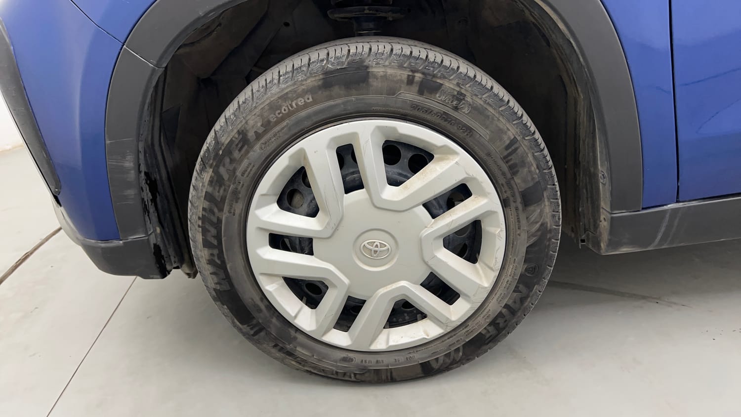 Used 2021 Toyota Urban Cruiser Mid Grade AT Petrol Automatic tyres LEFT FRONT TYRE RIM VIEW