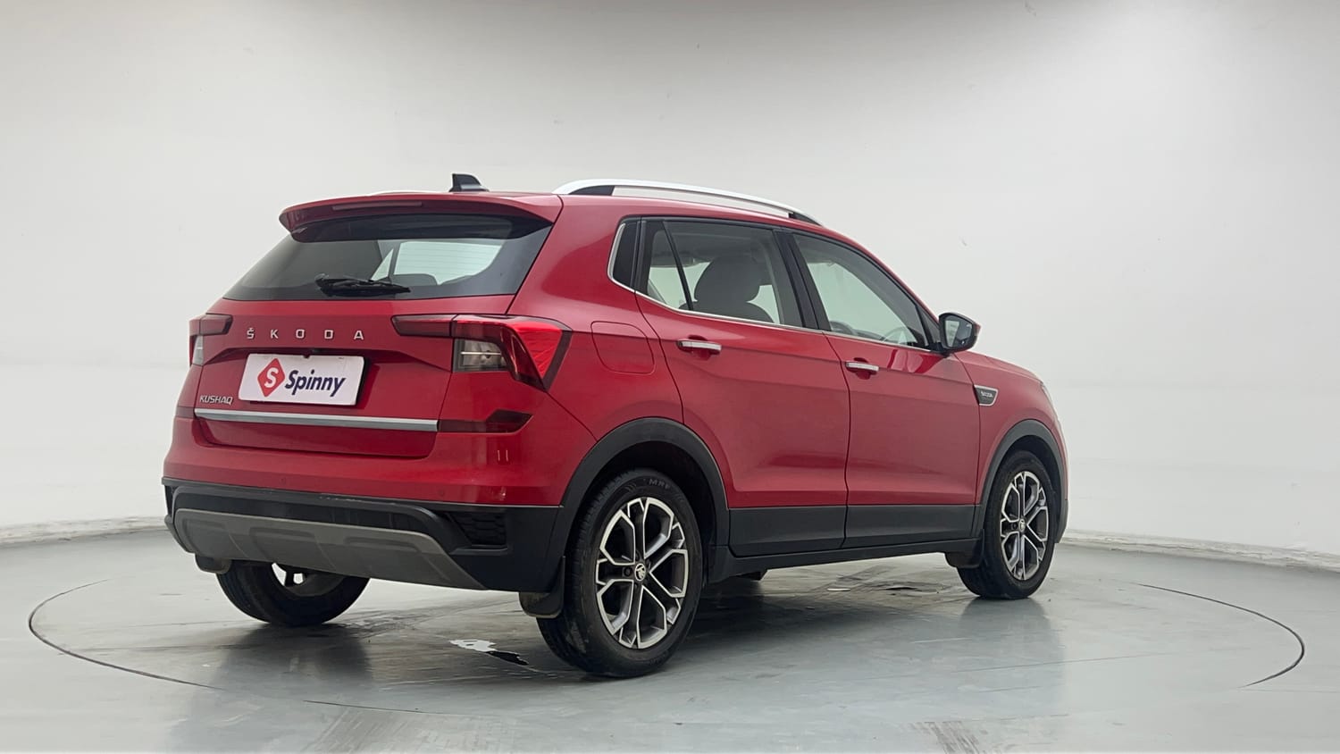 Used 2022 Skoda Kushaq Style 1.0L TSI AT Petrol Automatic exterior RIGHT REAR CORNER VIEW