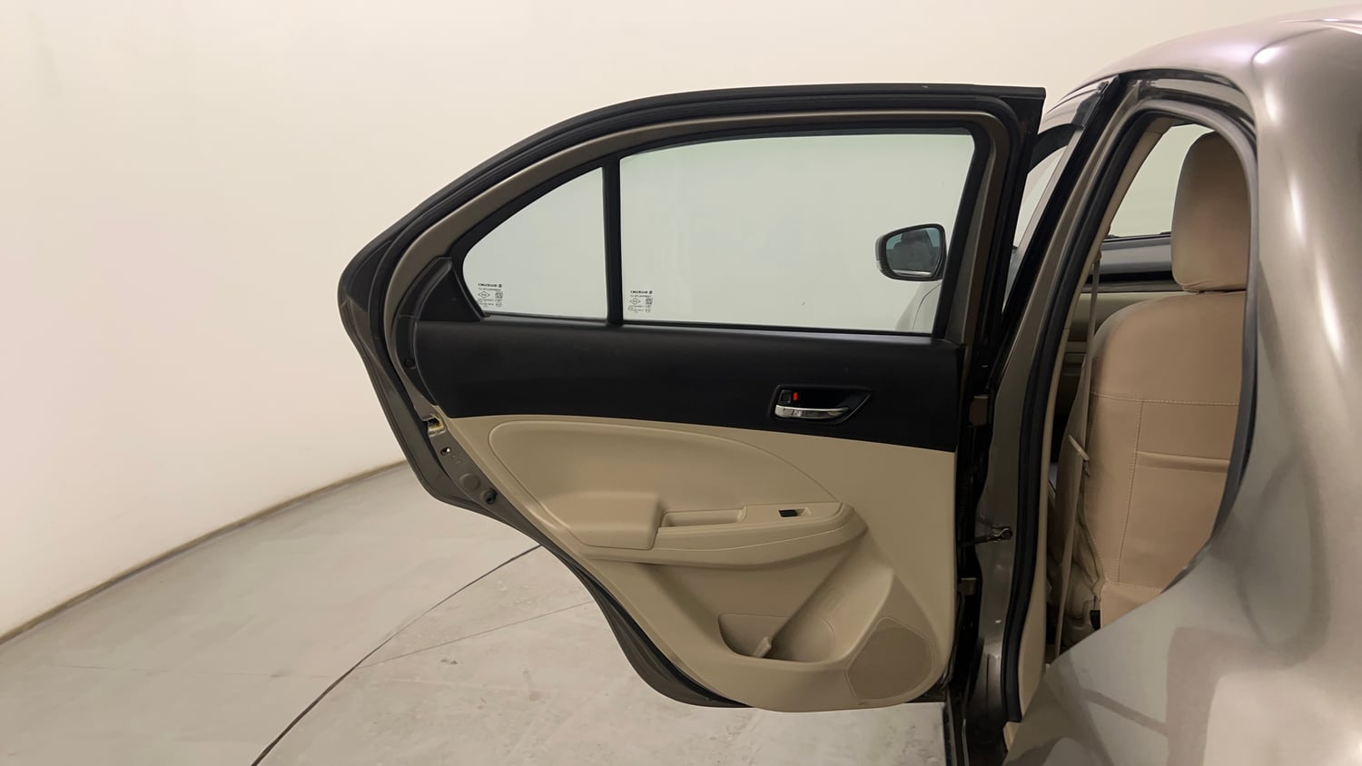 Used 2022 Maruti Suzuki Dzire ZXi CNG Cng Manual interior LEFT REAR DOOR OPEN VIEW