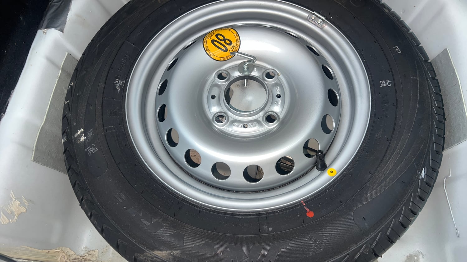 Used 2023 Tata Tiago XE Petrol Manual tyres SPARE TYRE VIEW