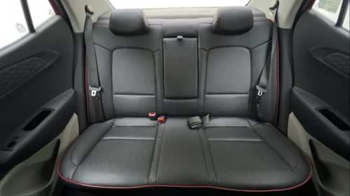 Used 2022 Hyundai Aura SX Plus 1.2 AMT Petrol Petrol Automatic interior REAR SEAT CONDITION VIEW