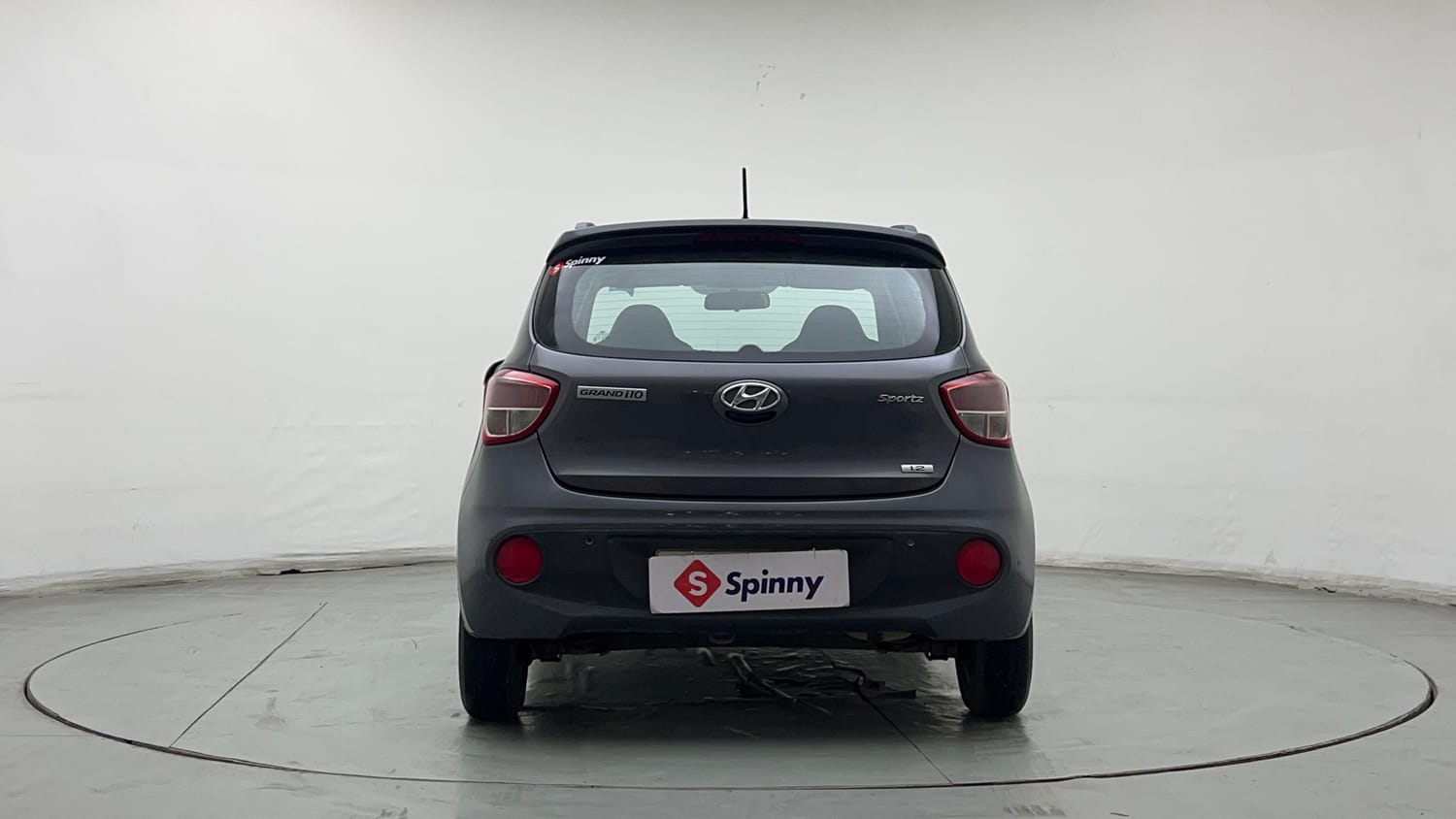 Used 2019 Hyundai Grand i10 Sportz 1.2 Kappa VTVT Petrol Manual exterior BACK VIEW