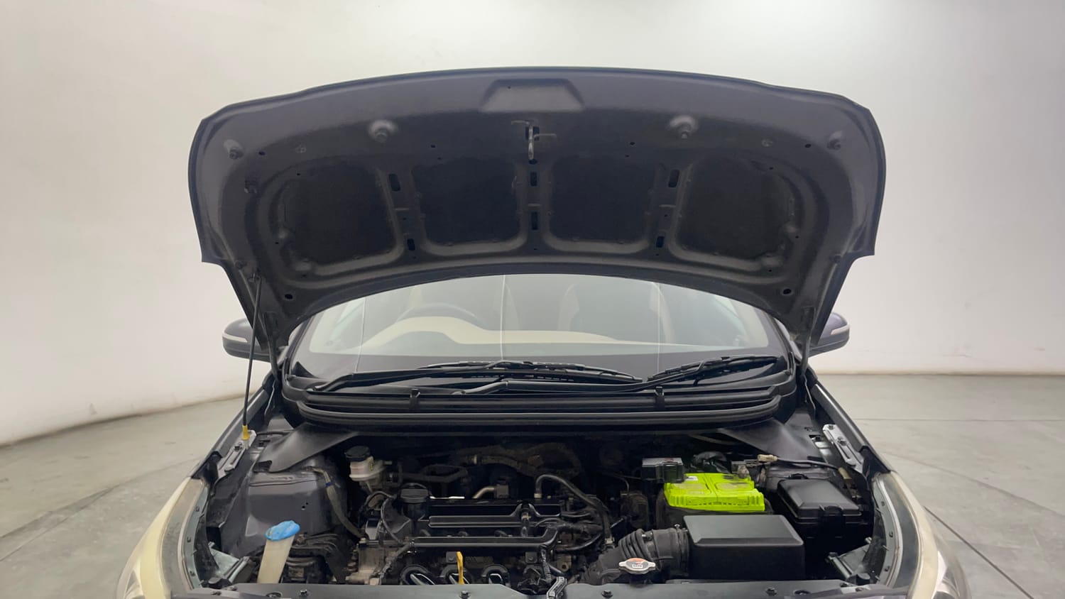 Used 2017 Hyundai Elite i20 Asta 1.2 (O) Petrol Manual engine ENGINE & BONNET OPEN FRONT VIEW
