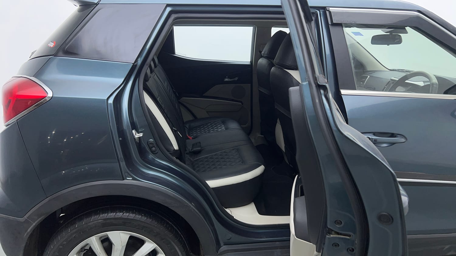 Used 2021 Mahindra XUV 300 W8 1.2 Petrol Petrol Manual interior RIGHT SIDE REAR DOOR CABIN VIEW