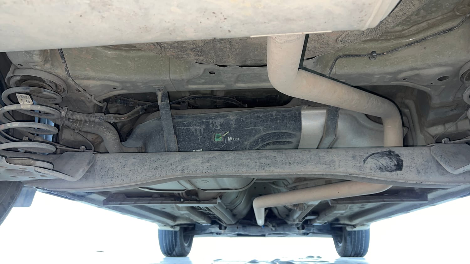 Used 2022 Kia Seltos GTX Plus 1.5 Diesel AT Diesel Automatic extra REAR UNDERBODY VIEW (TAKEN FROM REAR)