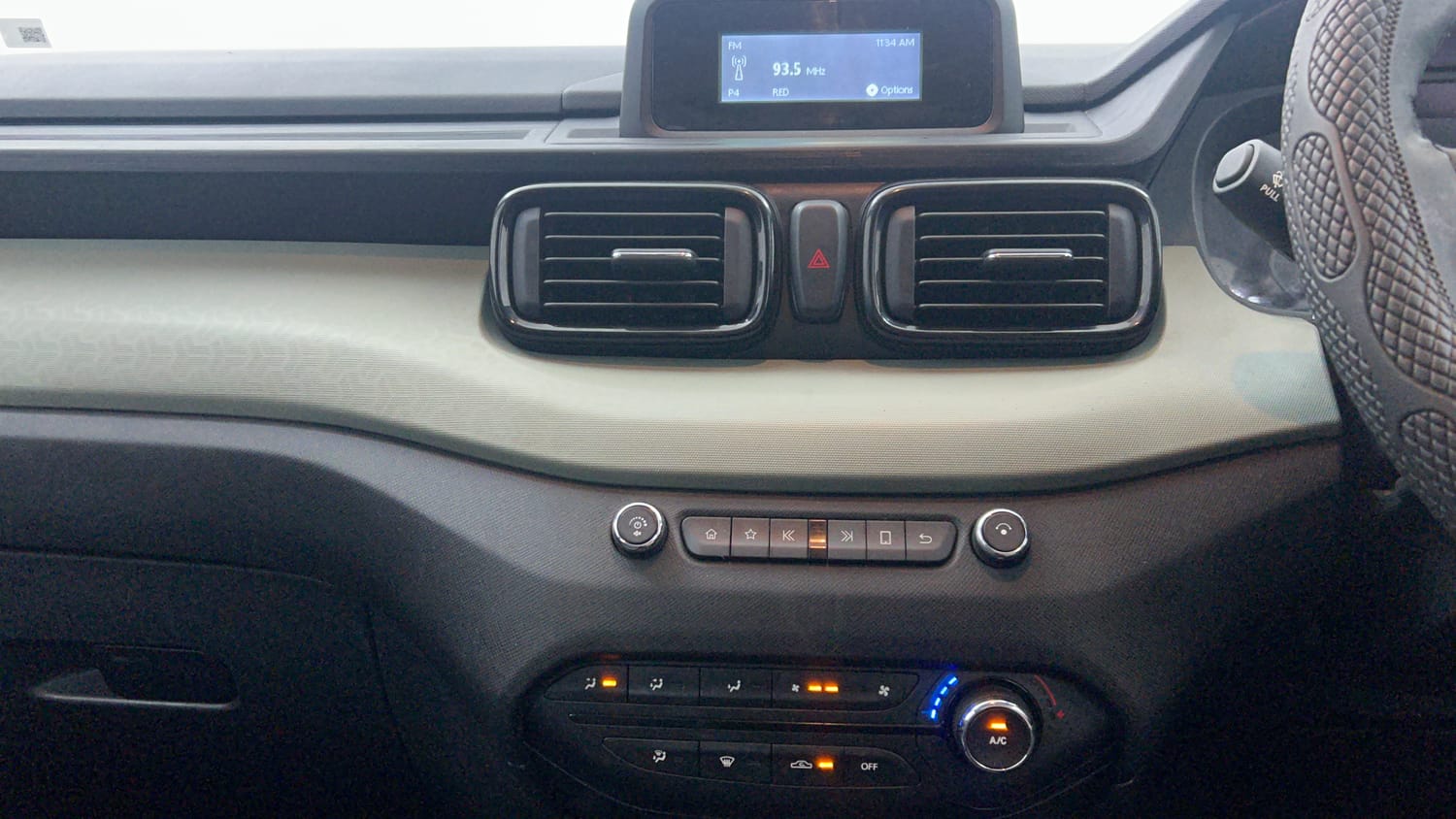 Used 2024 Tata Punch Adventure MT Petrol Manual interior MUSIC SYSTEM & AC CONTROL VIEW