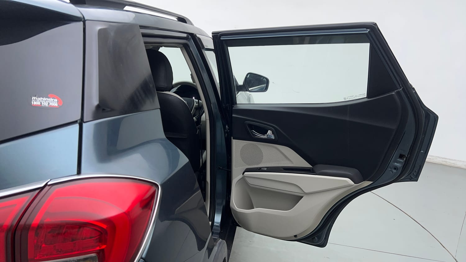 Used 2021 Mahindra XUV 300 W8 1.2 Petrol Petrol Manual interior RIGHT REAR DOOR OPEN VIEW
