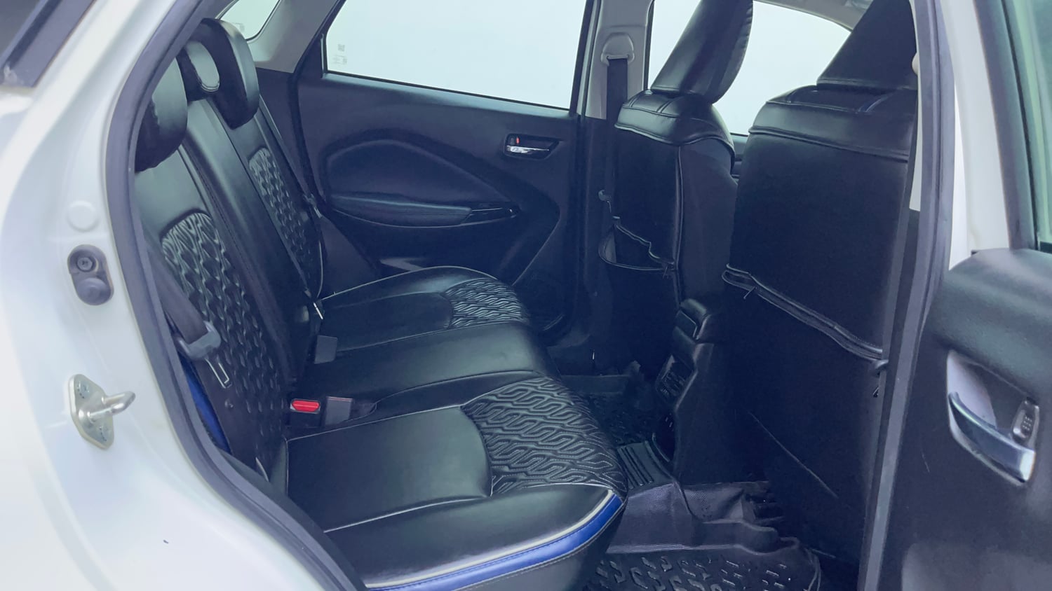 Used 2023 Maruti Suzuki Baleno Alpha AGS Petrol Automatic interior RIGHT SIDE REAR DOOR CABIN VIEW