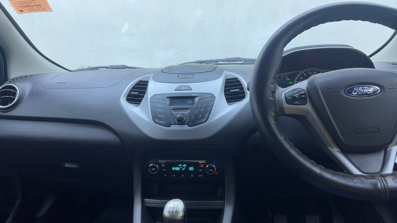 Used 2015 Ford Figo Titanium1.5 TDCi Diesel Manual interior MUSIC SYSTEM & AC CONTROL VIEW