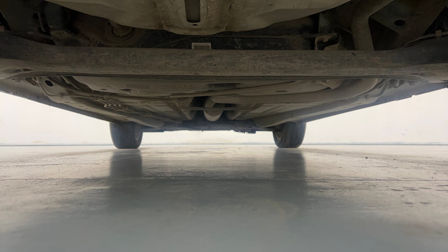 Used 2017 Maruti Suzuki Baleno Zeta 1.3 Diesel Manual extra REAR UNDERBODY VIEW (TAKEN FROM REAR)