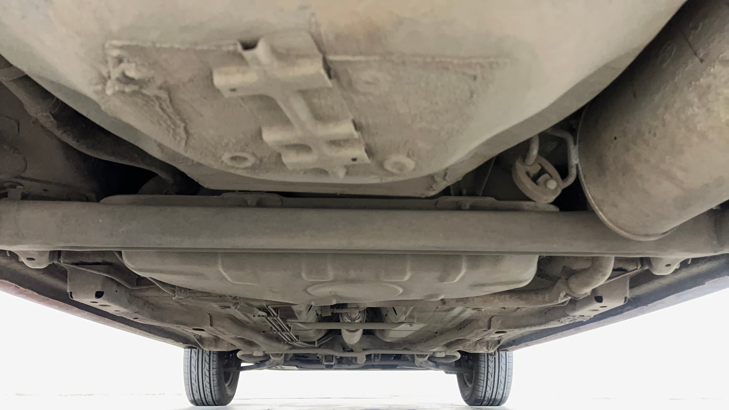 Used 2019 Tata Tiago Revotron XZA Petrol Automatic extra REAR UNDERBODY VIEW (TAKEN FROM REAR)