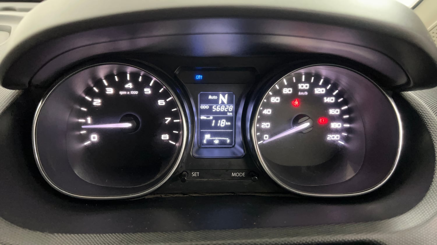 Used 2019 Tata Tiago Revotron XZA Petrol Automatic interior CLUSTERMETER VIEW
