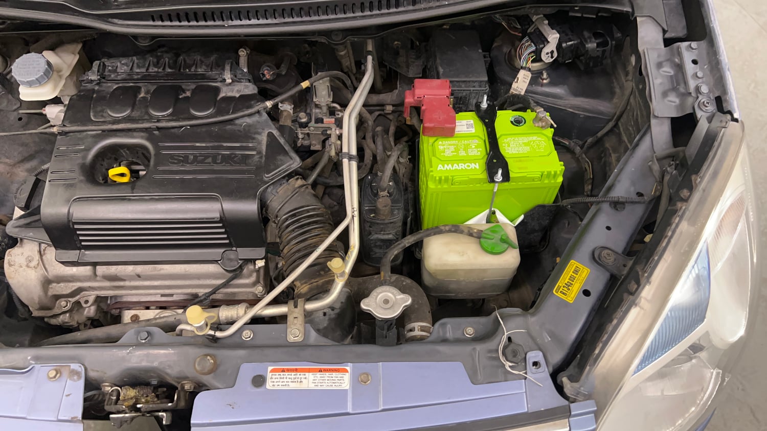 Used 2014 Maruti Suzuki Wagon R VXI Petrol Manual engine ENGINE LEFT SIDE VIEW