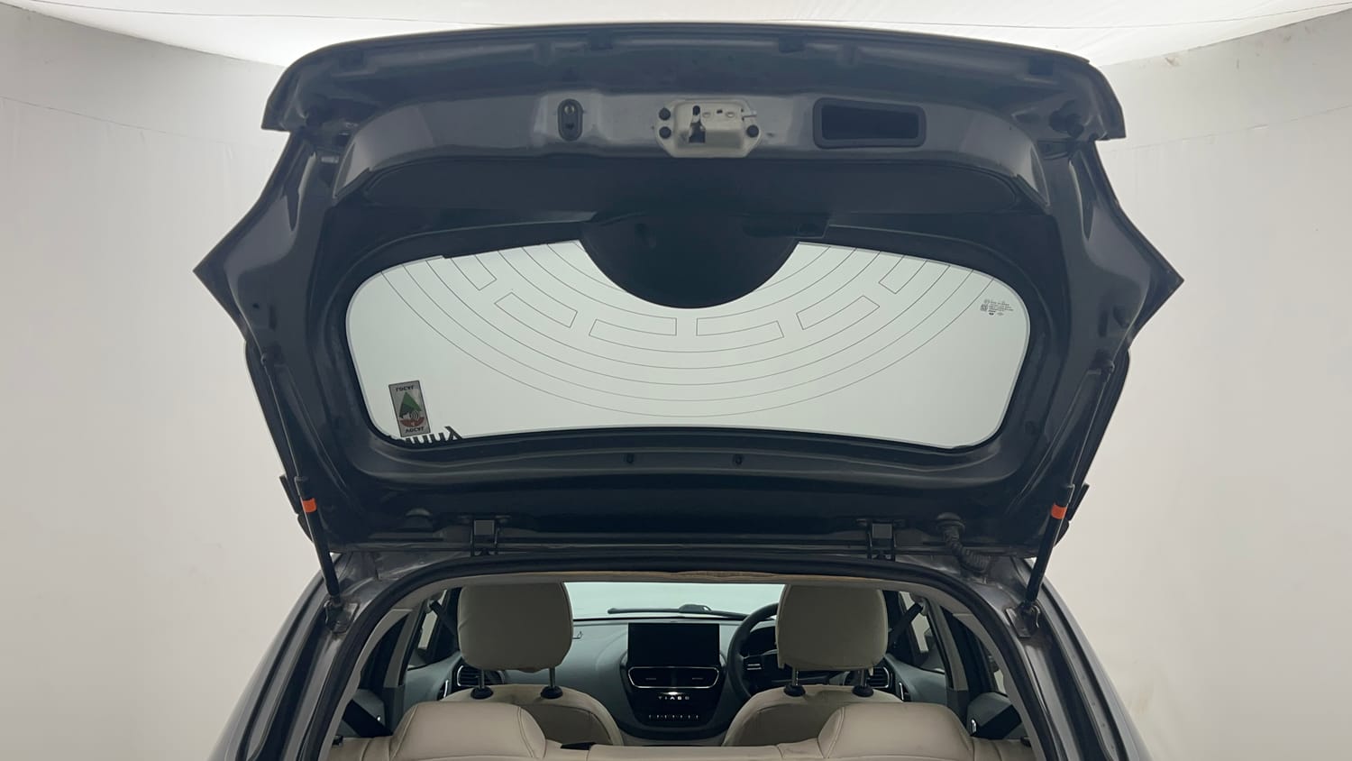 Used 2025 Tata Tiago XZ Plus Petrol Manual interior DICKY DOOR OPEN VIEW