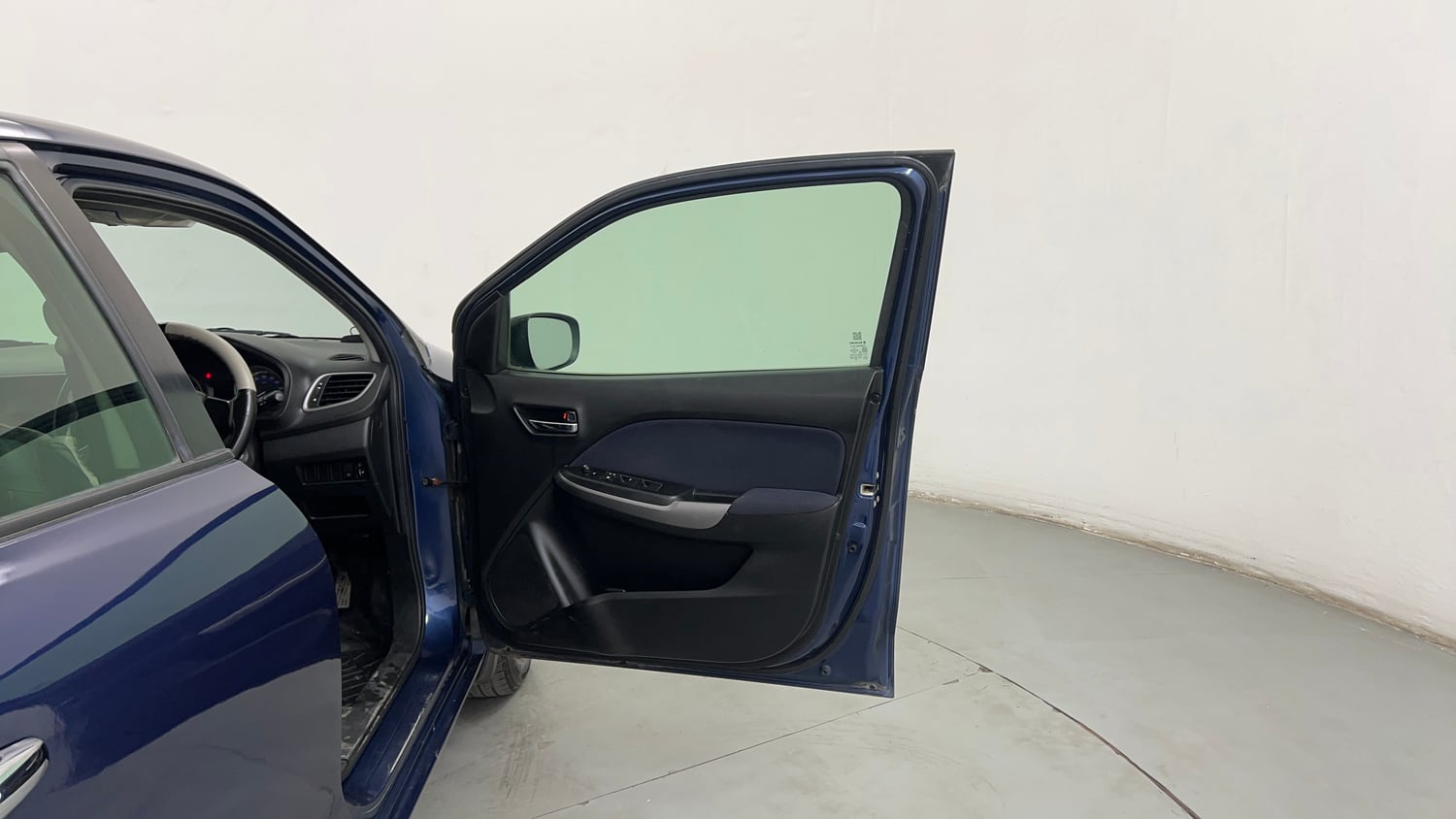Used 2019 Maruti Suzuki Baleno Delta Petrol Manual interior RIGHT FRONT DOOR OPEN VIEW