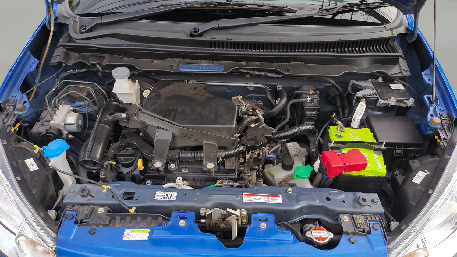 Used 2023 Maruti Suzuki Alto K10 VXi AGS Petrol Automatic engine ENGINE & BONNET OPEN FRONT VIEW