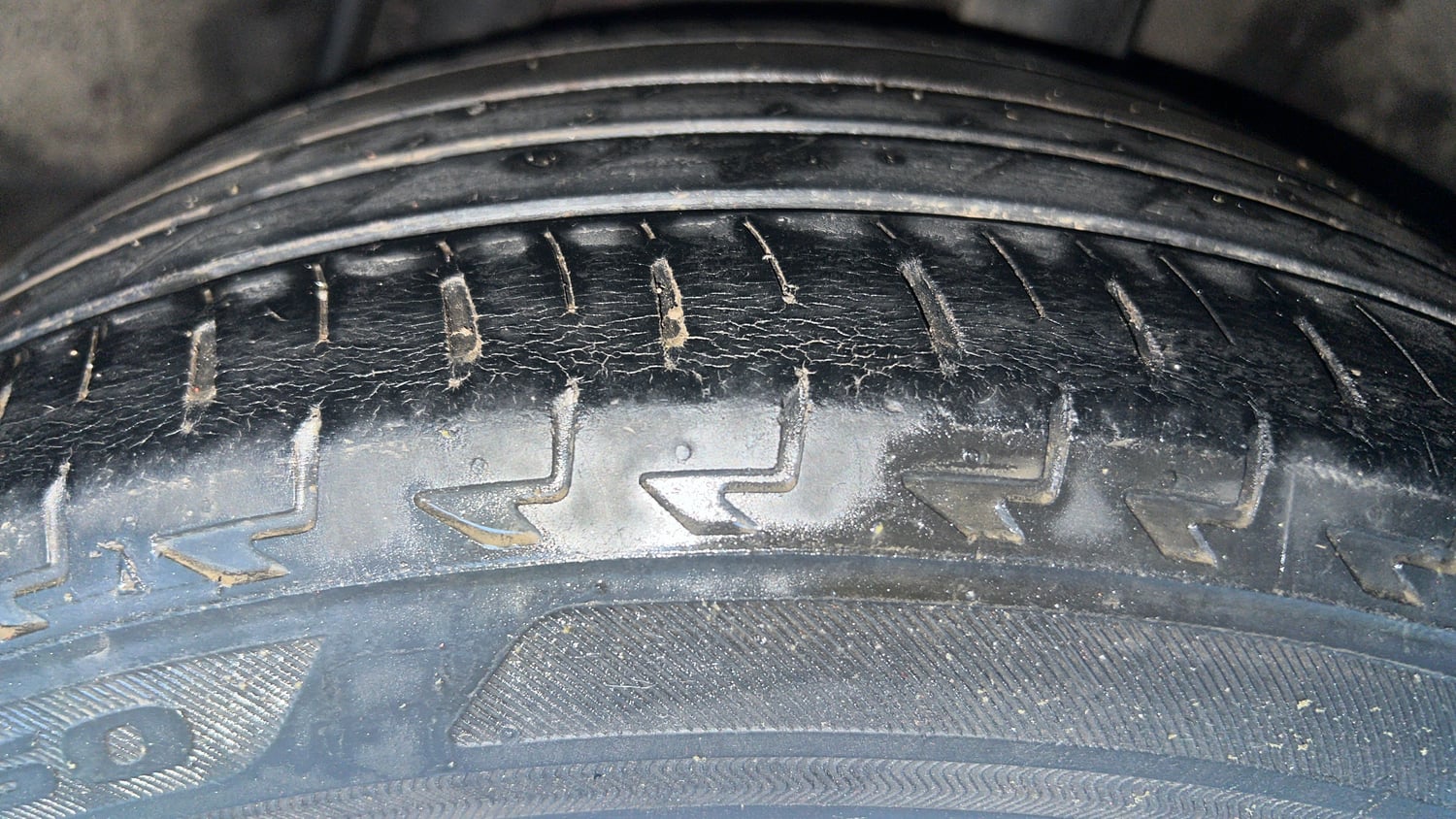 Used 2018 Honda WR-V VX MT Petrol Petrol Manual tyres LEFT REAR TYRE TREAD VIEW