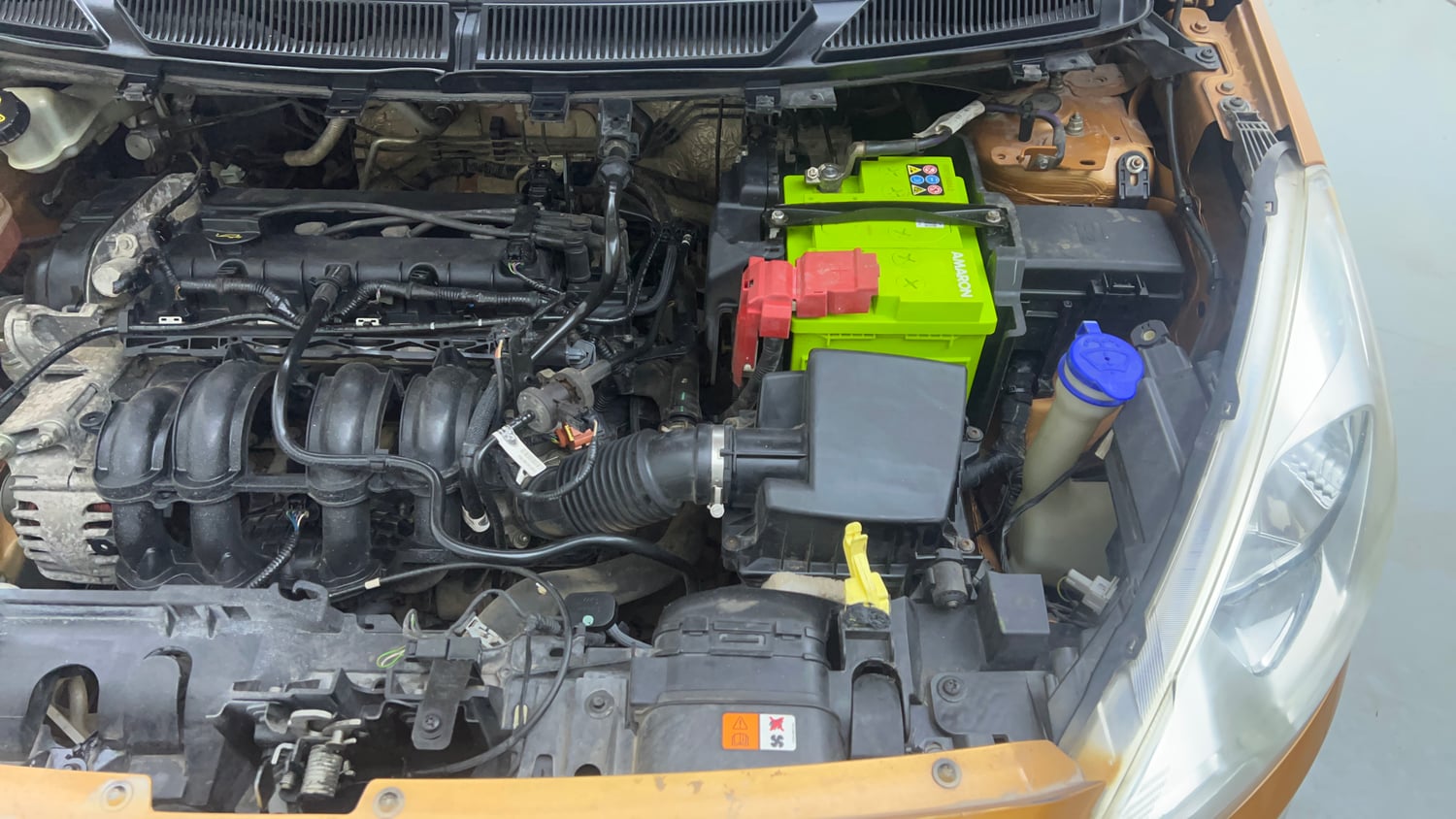 Used 2016 Ford Figo Titanium Plus 1.2 Ti-VCT Petrol Manual engine ENGINE LEFT SIDE VIEW