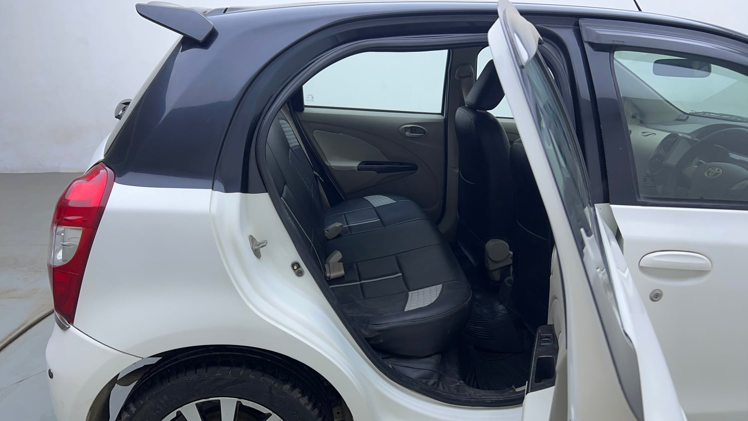 Used 2016 Toyota Etios Liva V Petrol Manual interior RIGHT SIDE REAR DOOR CABIN VIEW