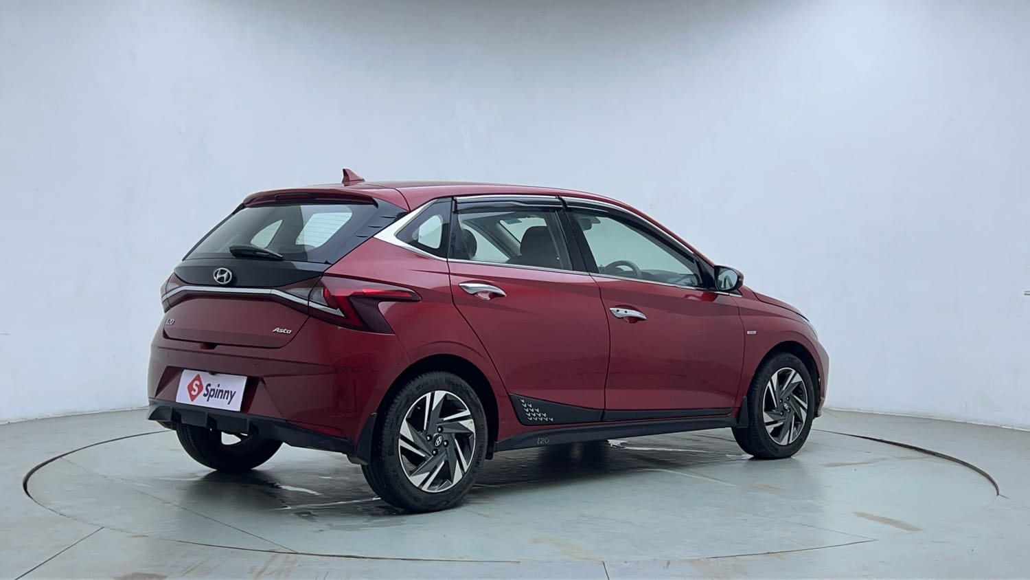 Used 2022 Hyundai i20 Asta (O) 1.2 IVT Petrol Automatic exterior RIGHT REAR CORNER VIEW
