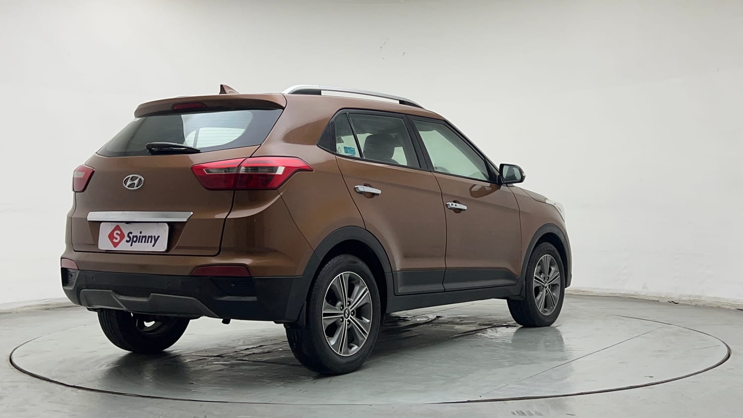 Used 2017 Hyundai Creta 1.6 SX Plus AT Petrol Petrol Automatic exterior RIGHT REAR CORNER VIEW