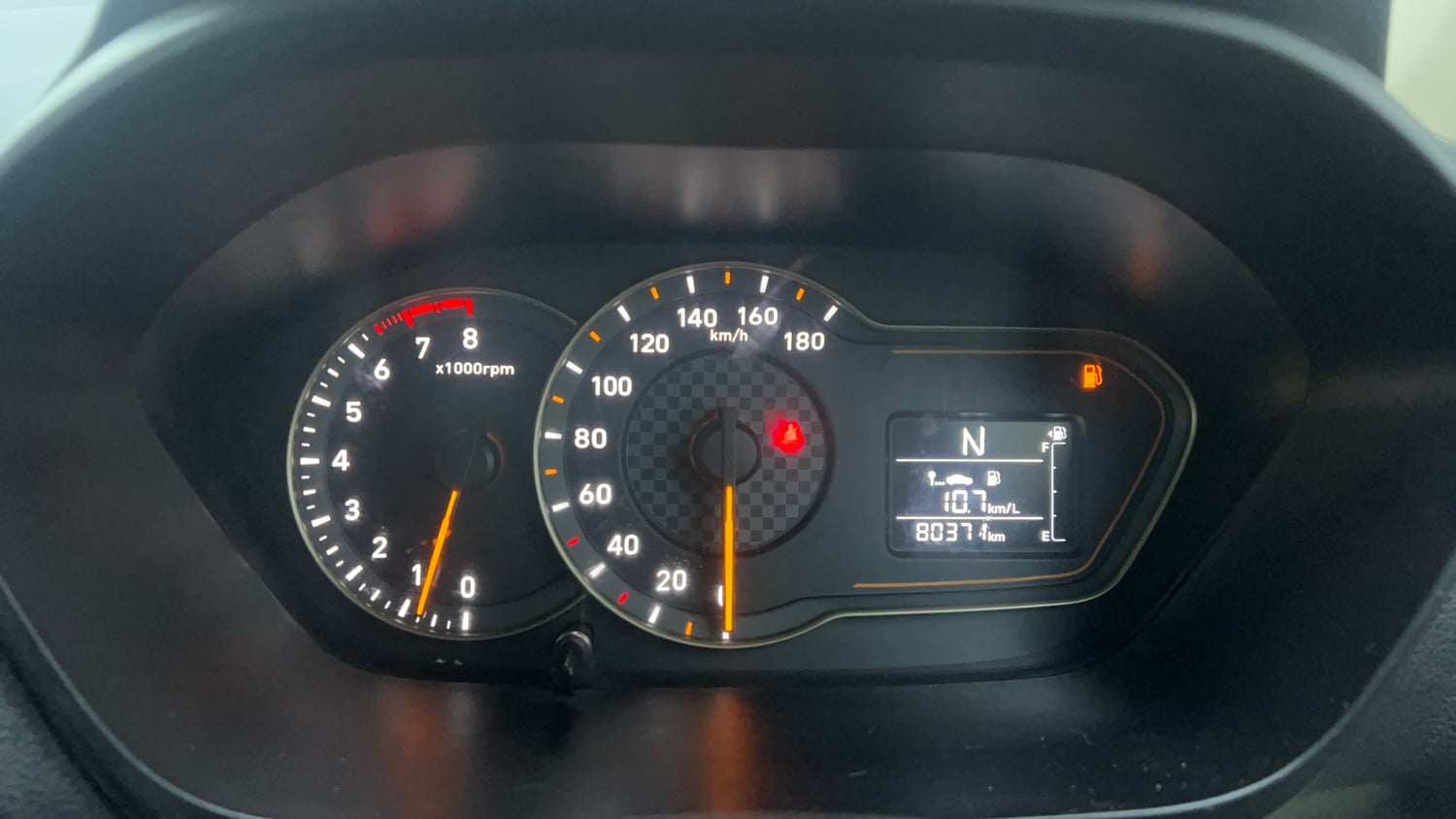 Used 2019 Hyundai Santro Sportz AMT Petrol Automatic interior CLUSTERMETER VIEW