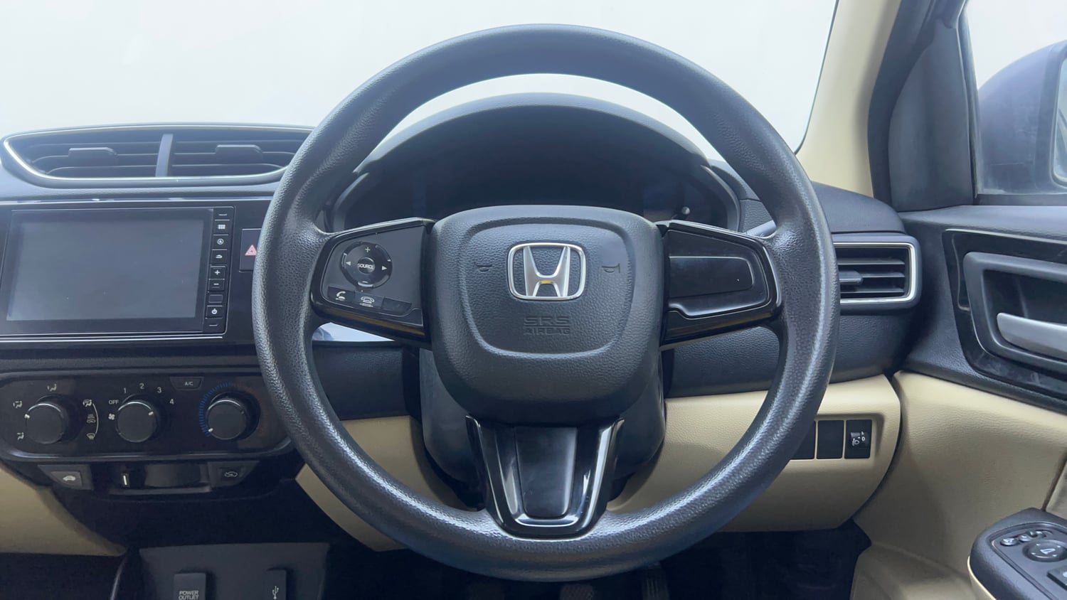 Used 2019 Honda Amaze 1.2 S MT Petrol Petrol Manual interior STEERING VIEW