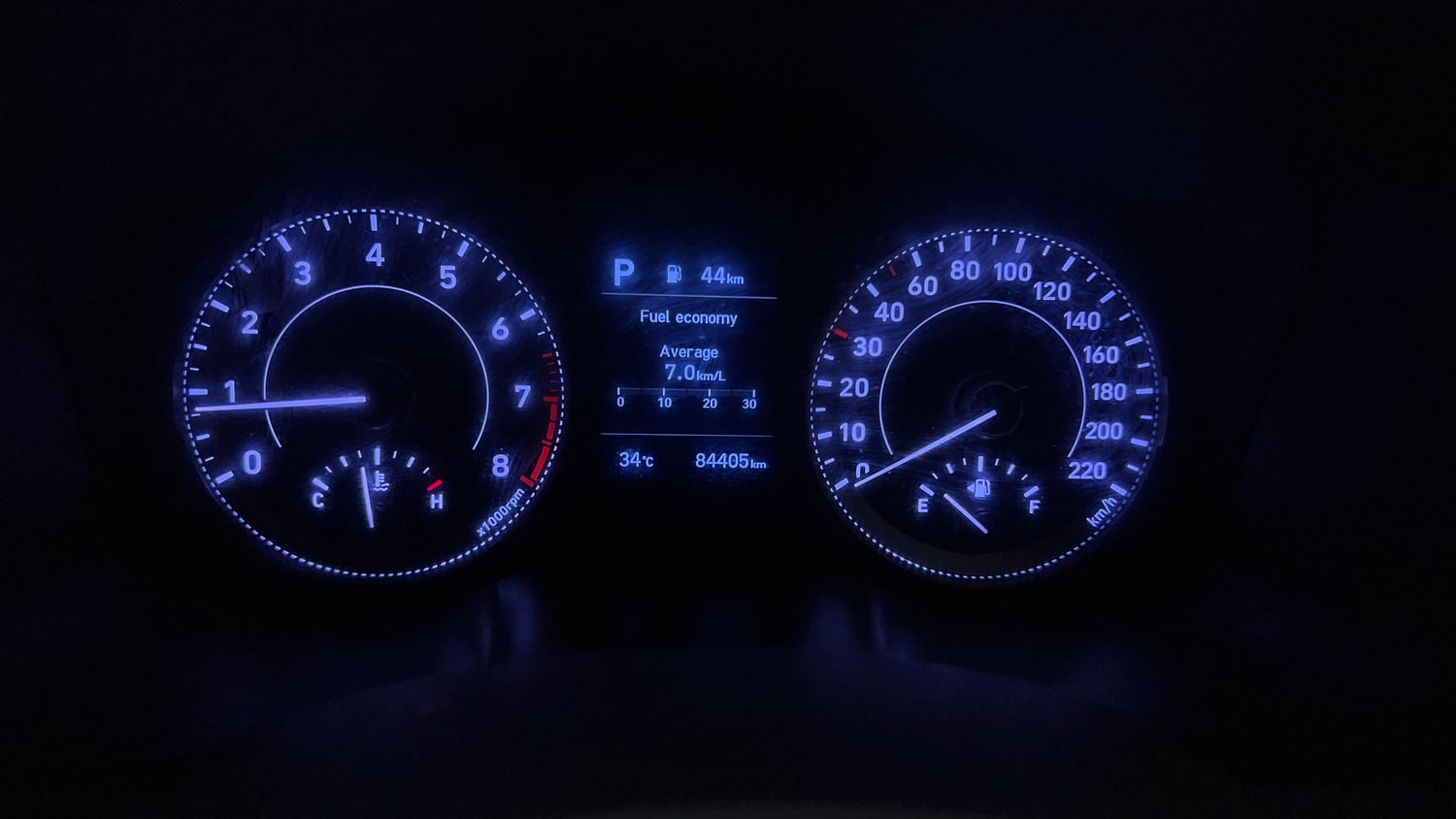 Used 2019 Hyundai Venue SX Plus 1.0 Turbo DCT Petrol Automatic interior CLUSTERMETER VIEW