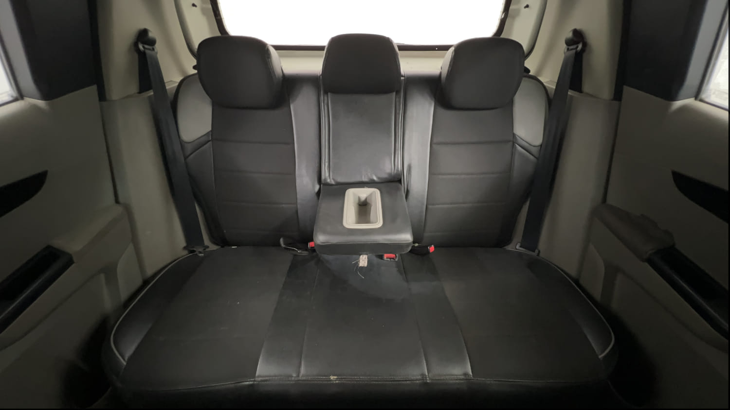 Used 2016 Mahindra KUV100 K8 6 STR Petrol Manual interior REAR SEAT CONDITION VIEW