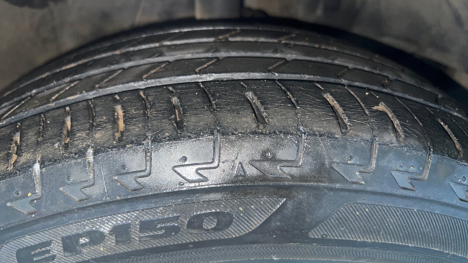 Used 2018 Honda WR-V VX MT Petrol Petrol Manual tyres RIGHT FRONT TYRE TREAD VIEW