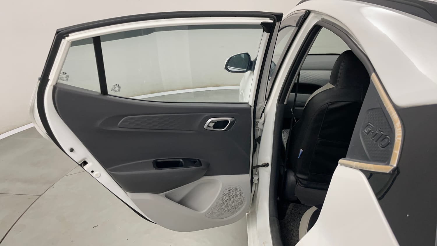 Used 2020 Hyundai Grand i10 Nios Sportz 1.2 Kappa VTVT Petrol Manual interior LEFT REAR DOOR OPEN VIEW