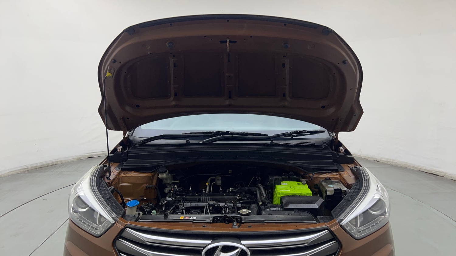 Used 2017 Hyundai Creta 1.6 SX Plus AT Petrol Petrol Automatic engine ENGINE & BONNET OPEN FRONT VIEW