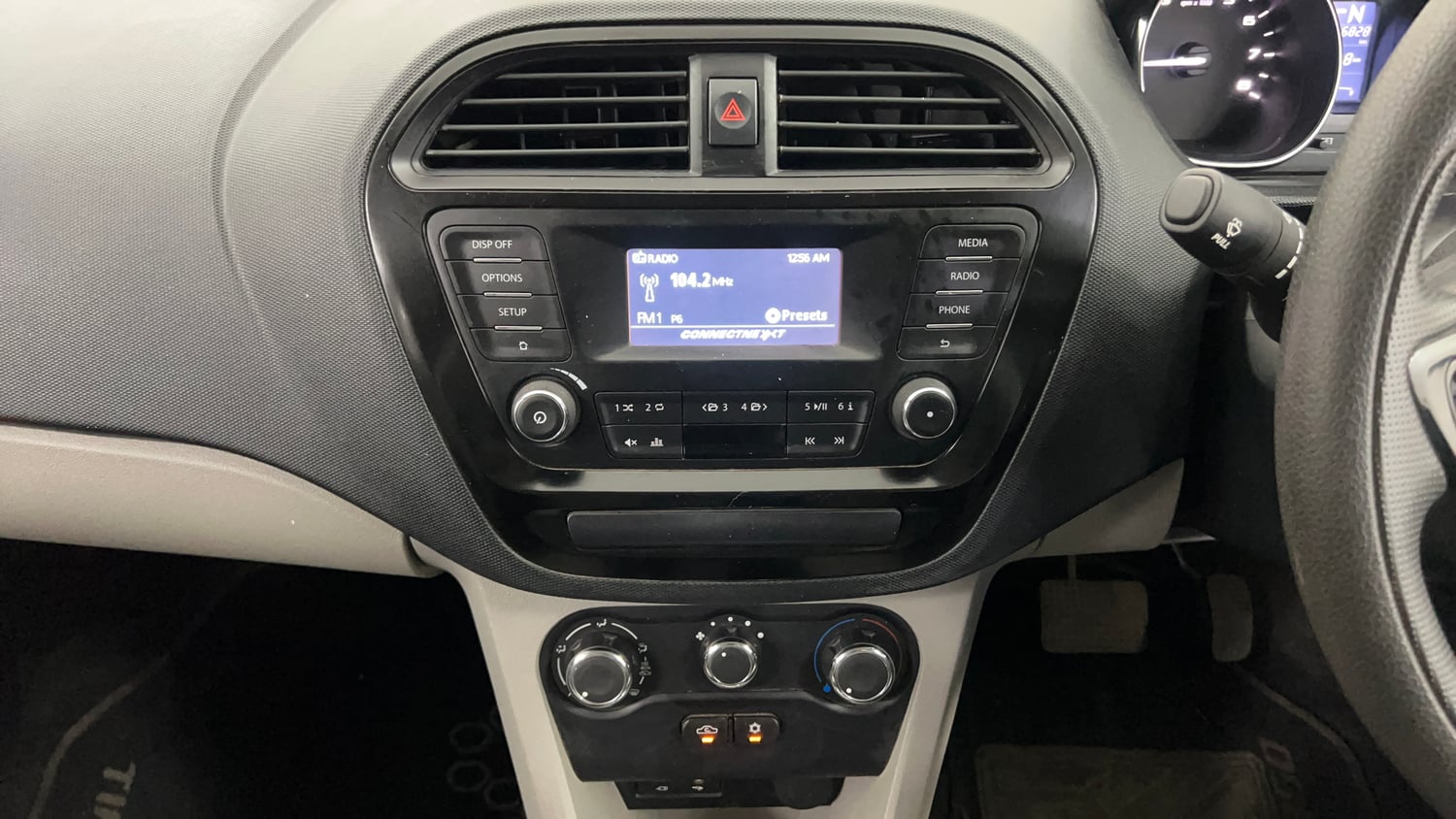 Used 2019 Tata Tiago Revotron XZA Petrol Automatic interior MUSIC SYSTEM & AC CONTROL VIEW