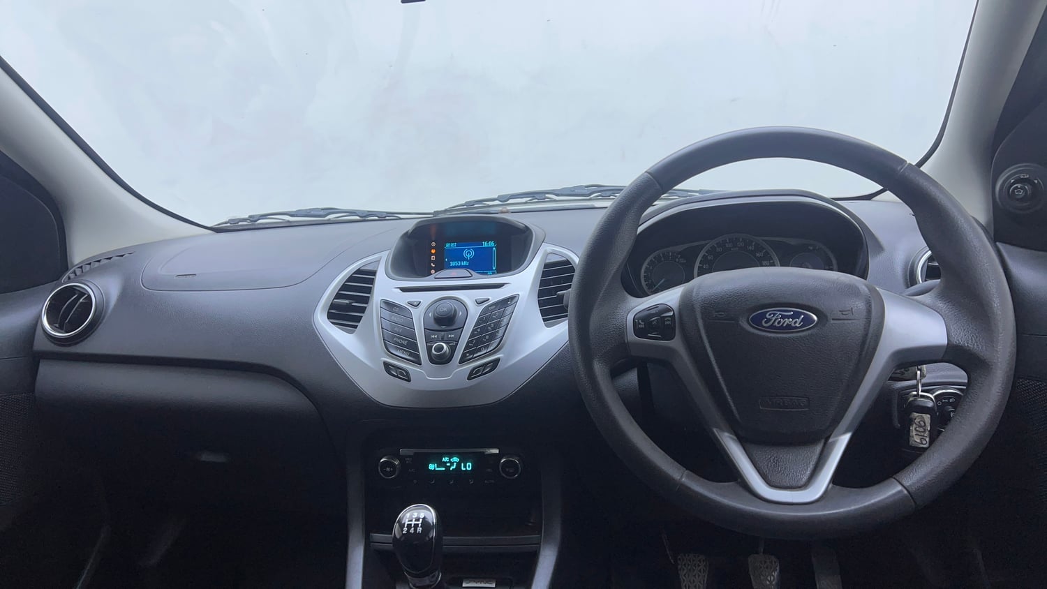 Used 2016 Ford Figo Titanium Plus 1.2 Ti-VCT Petrol Manual interior DASHBOARD VIEW