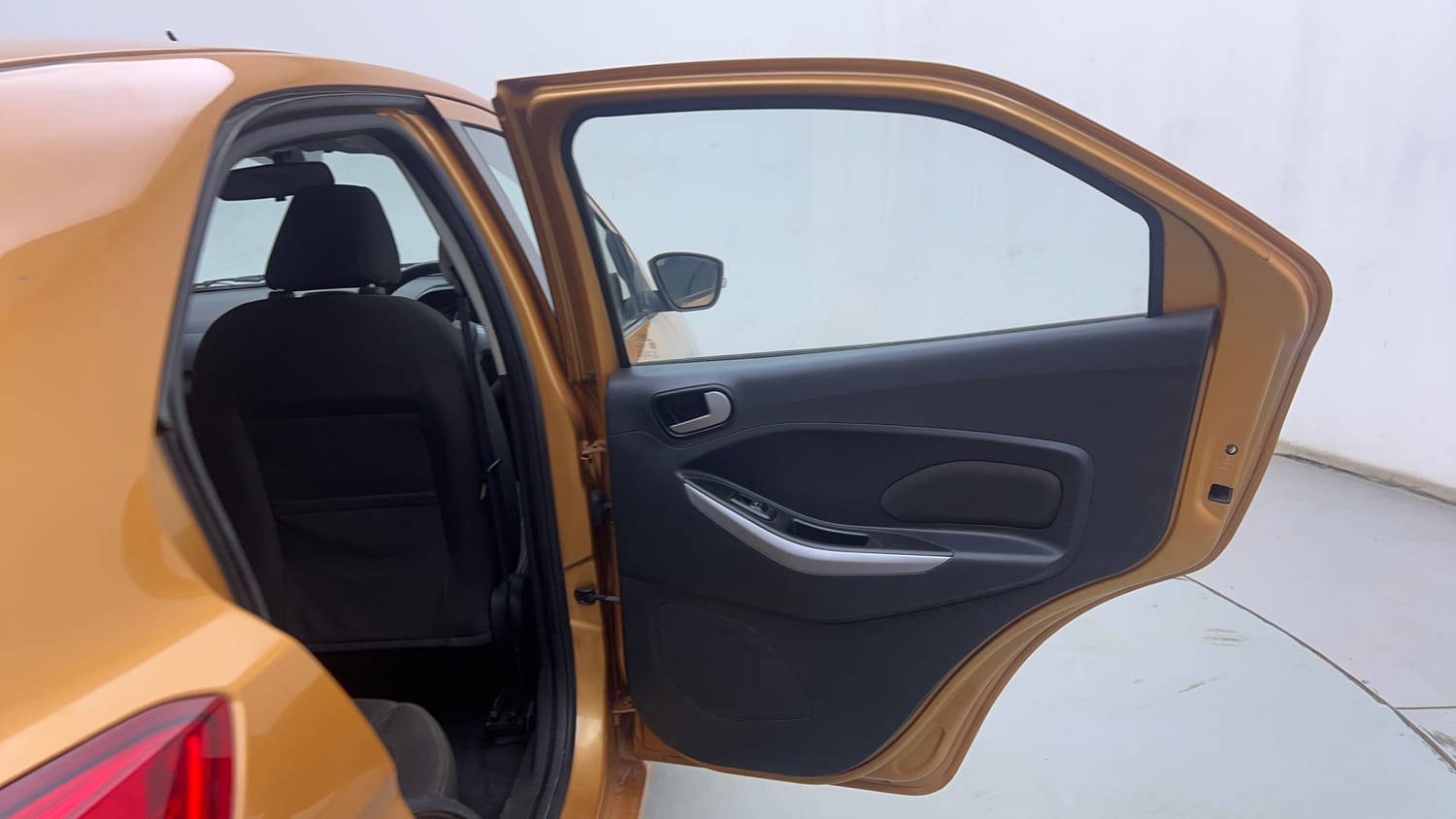 Used 2016 Ford Figo Titanium Plus 1.2 Ti-VCT Petrol Manual interior RIGHT REAR DOOR OPEN VIEW