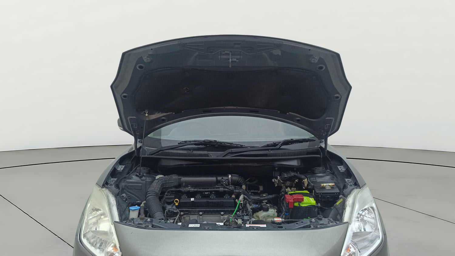 Used 2022 Maruti Suzuki Swift VXi AMT Petrol Automatic engine ENGINE & BONNET OPEN FRONT VIEW