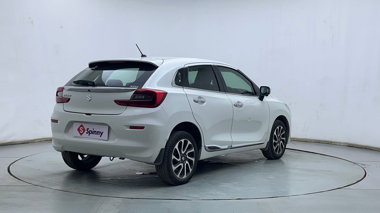 Used 2023 Maruti Suzuki Baleno Alpha AGS Petrol Automatic exterior RIGHT REAR CORNER VIEW