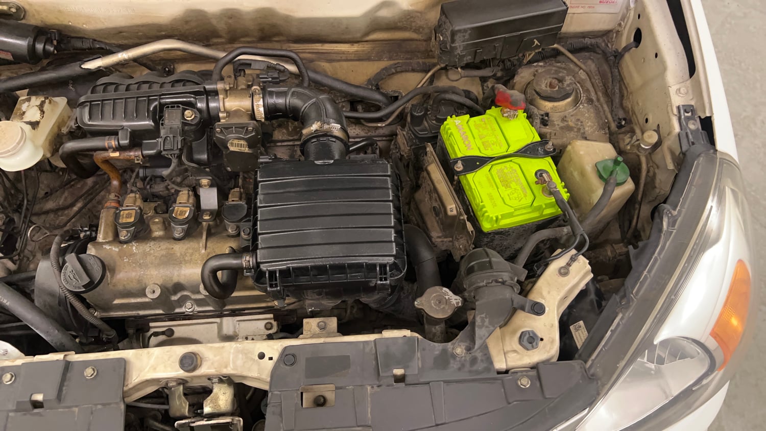 Used 2021 Maruti Suzuki Alto 800 LXi Petrol Manual engine ENGINE LEFT SIDE VIEW