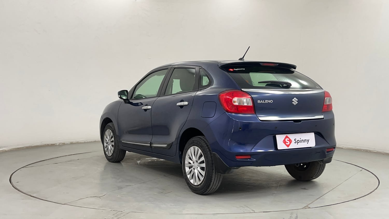 Used 2019 Maruti Suzuki Baleno Delta Petrol Manual exterior LEFT REAR CORNER VIEW