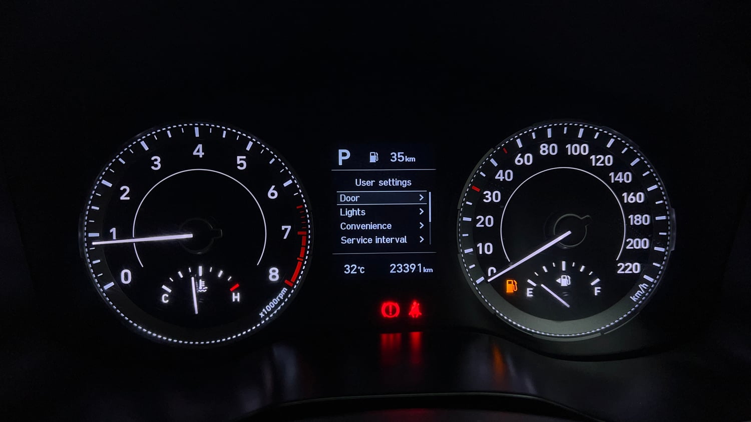 Used 2022 Hyundai Venue S (O) 1.0 Turbo DCT Petrol Automatic interior CLUSTERMETER VIEW