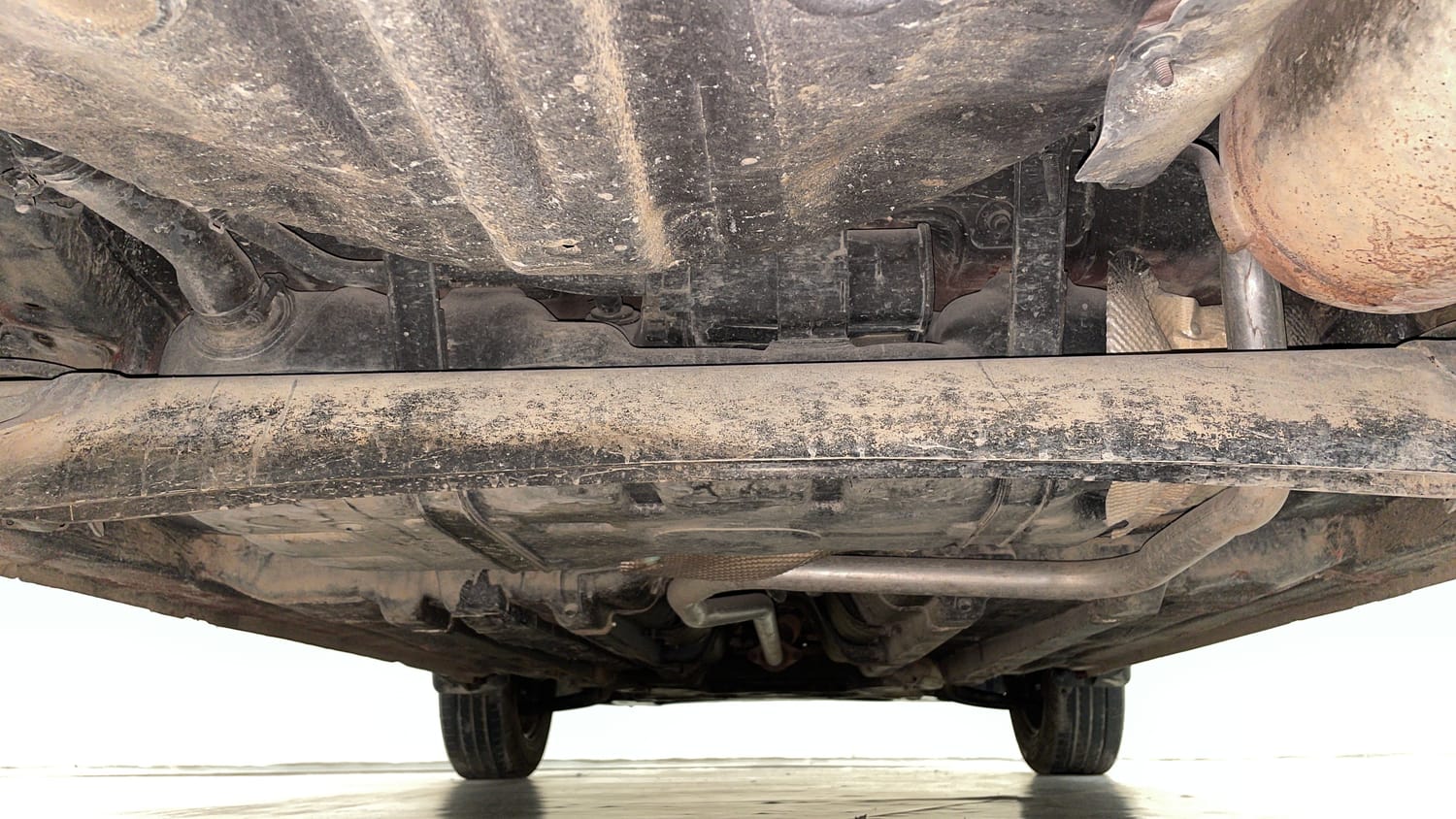 Used 2014 Hyundai Elite i20 Magna 1.2 Petrol Manual extra REAR UNDERBODY VIEW (TAKEN FROM REAR)
