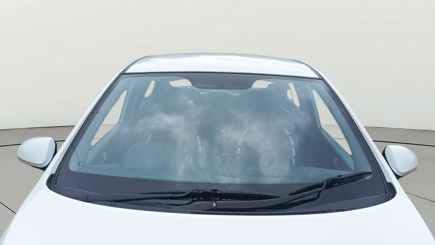 Used 2018 Hyundai Xcent SX Petrol Manual exterior FRONT WINDSHIELD VIEW