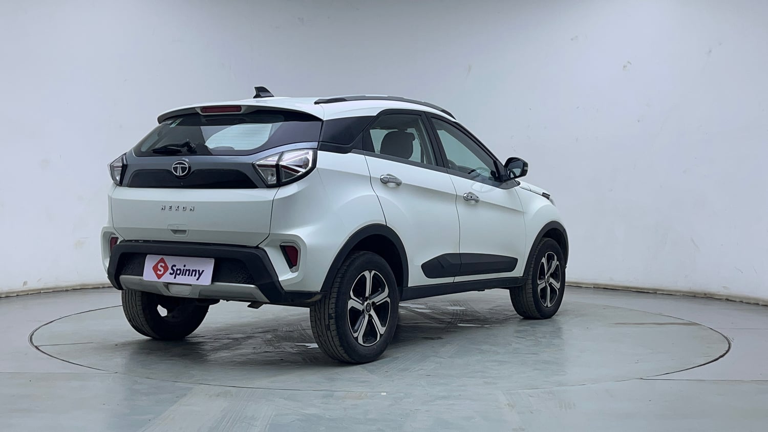 Used 2021 Tata Nexon XZ Plus Diesel Diesel Manual exterior RIGHT REAR CORNER VIEW
