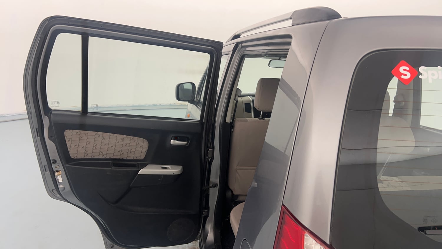 Used 2015 Maruti Suzuki Wagon R VXI Petrol Manual interior LEFT REAR DOOR OPEN VIEW