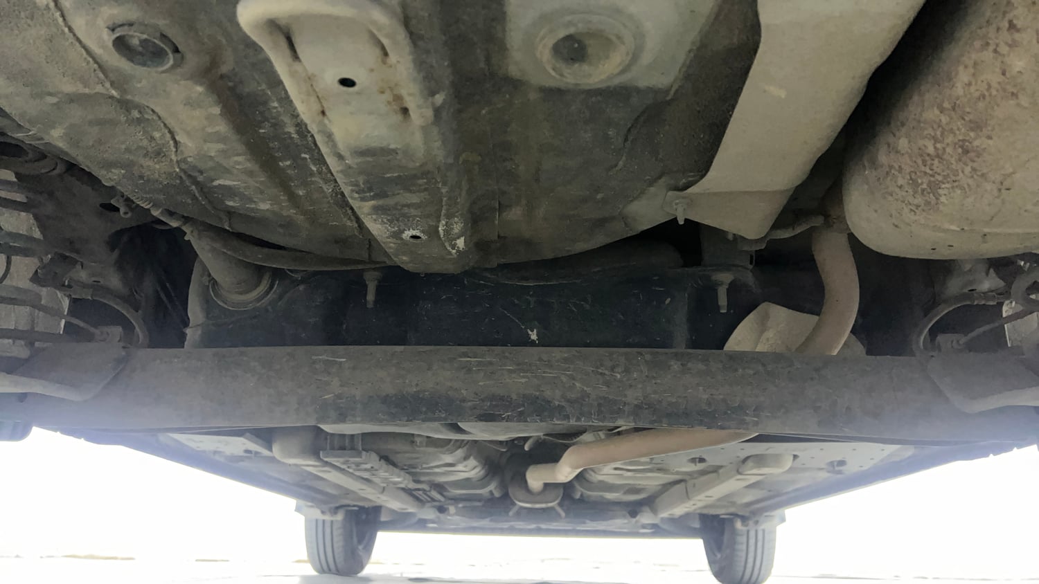 Used 2019 Hyundai Santro Sportz AMT Petrol Automatic extra REAR UNDERBODY VIEW (TAKEN FROM REAR)